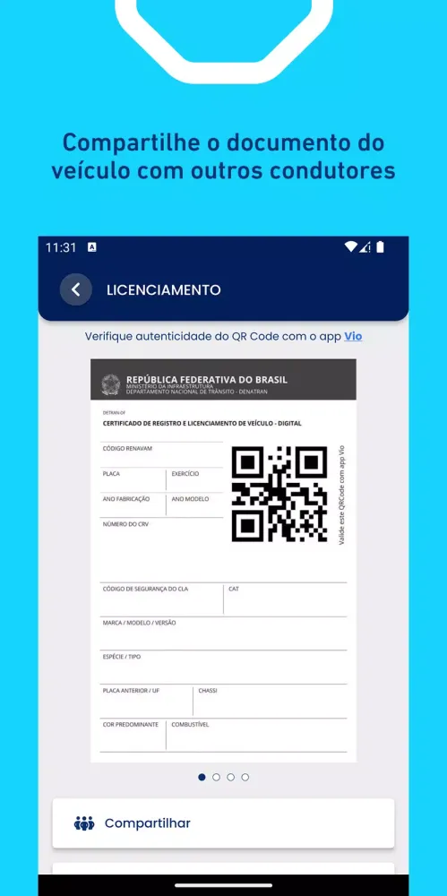 Carteira Digital de Trânsito應用截圖