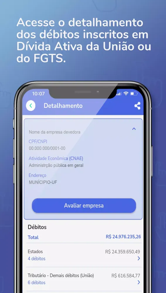 Dívida Aberta Screenshots