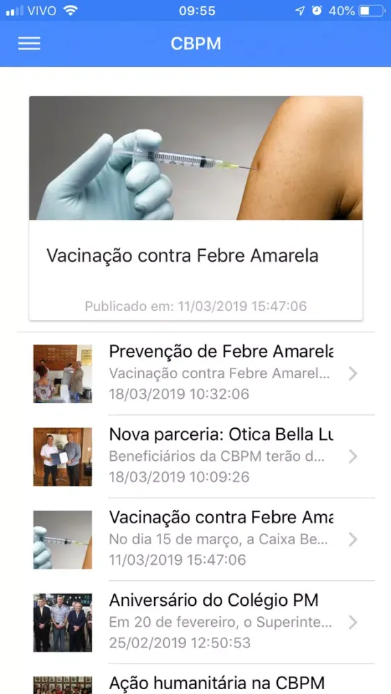 Caixa Beneficente SP سکرین شاٹس