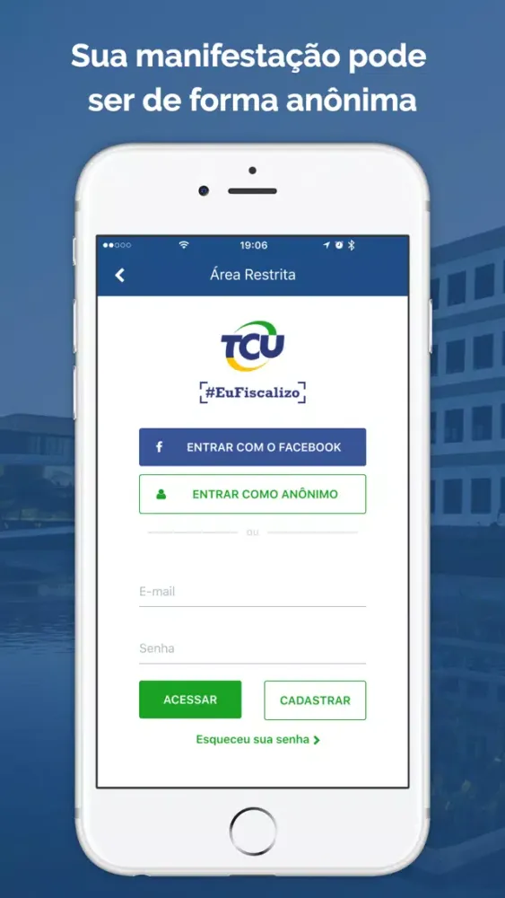 Screenshot di #EuFiscalizo