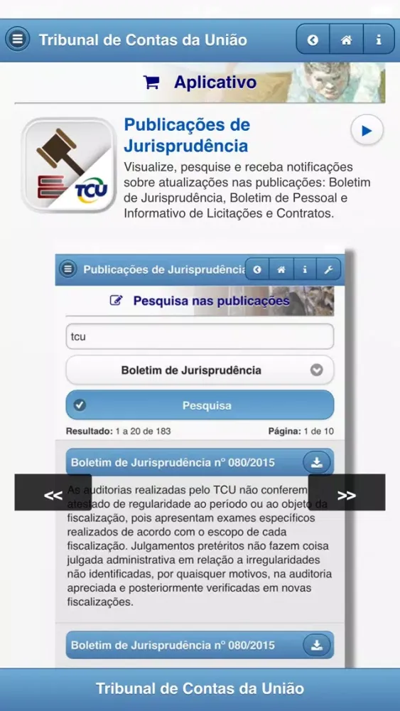 Tribunal de Contas da União স্ক্রিনশট