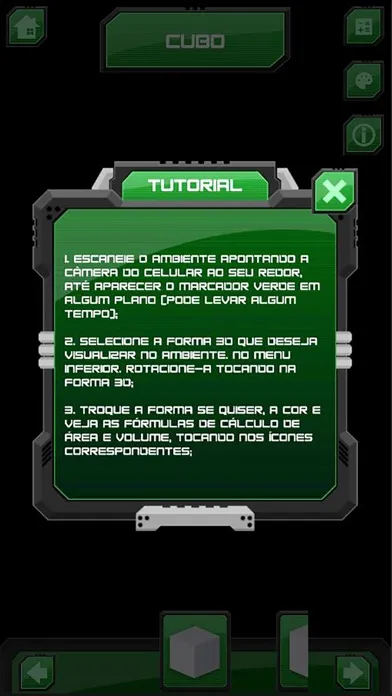 Tangkapan layar Formas e Ângulos