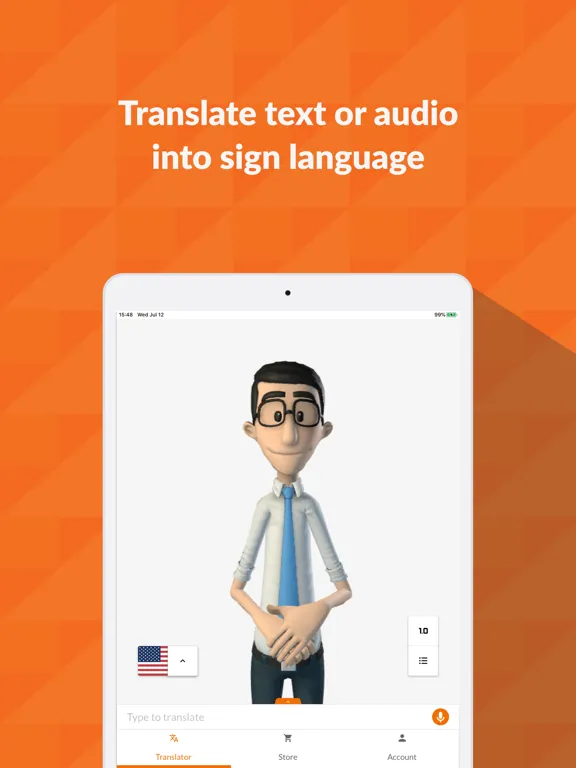 Hand Talk: ASL Sign Language iPad  Screenshots