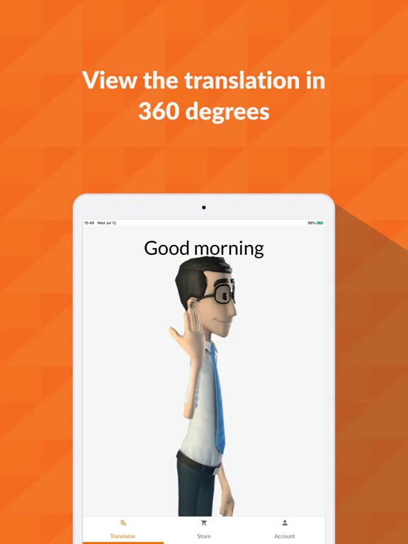 Hand Talk: ASL Sign Language iPad  Screenshots