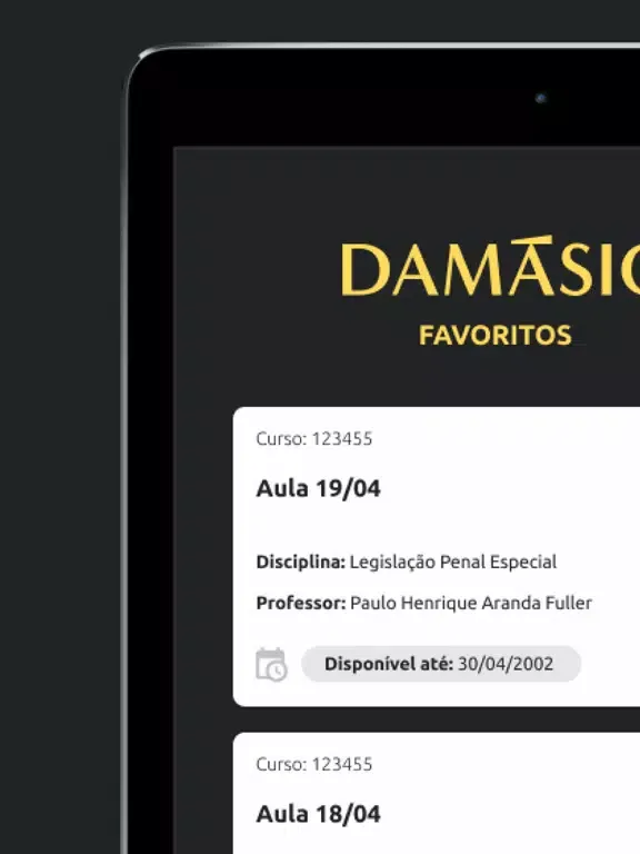 Damásio Play iPad  スクリーンショット