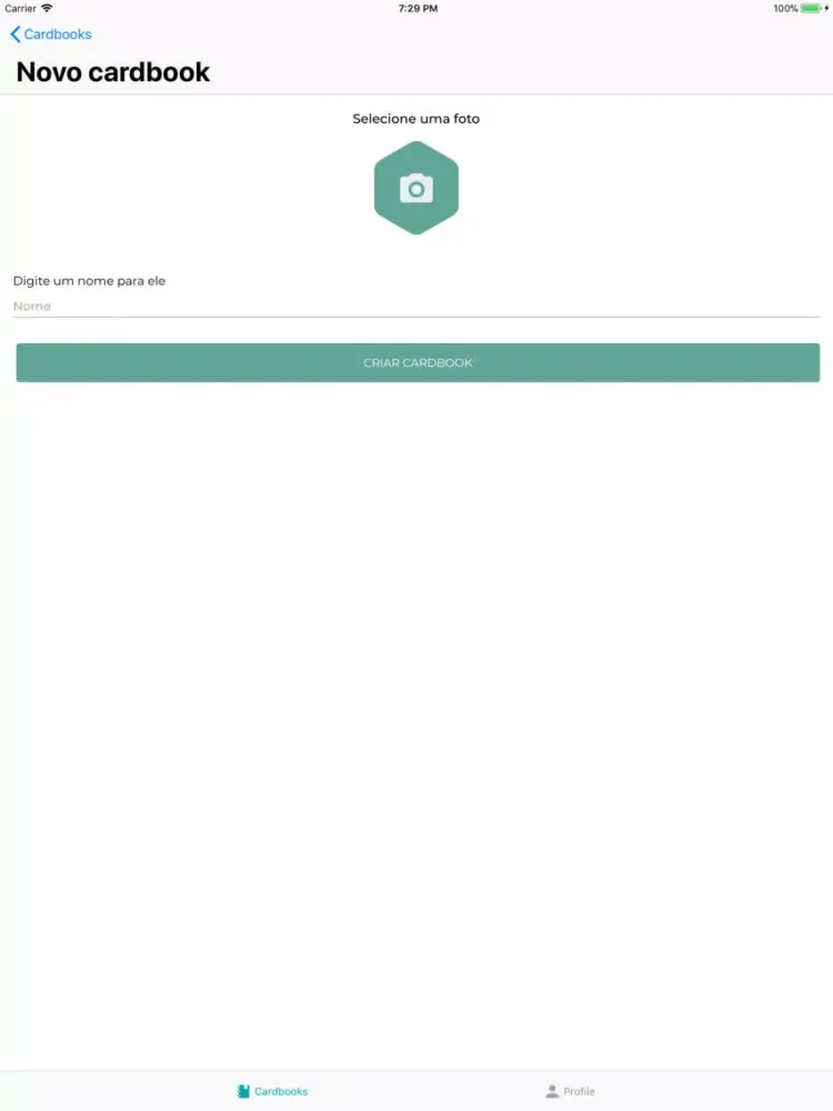 Cardbook iPad  Ekran Görüntüleri