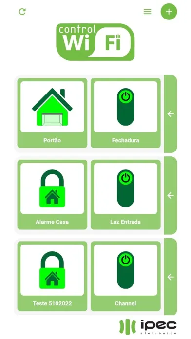 IPEC CONTROL WI-FI Ekran Görüntüleri