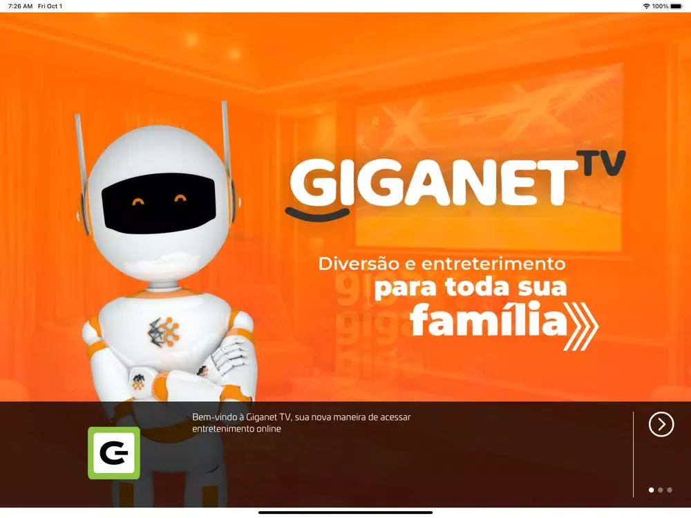 Скриншоты Giganet TV+ iPad 