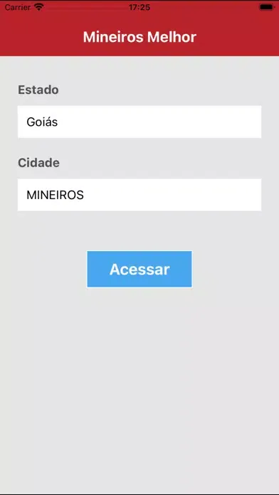 Tangkapan layar Mineiros Melhor