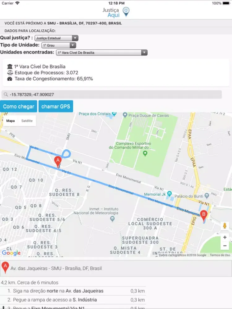 Justiça Aqui iPad  سکرین شاٹس