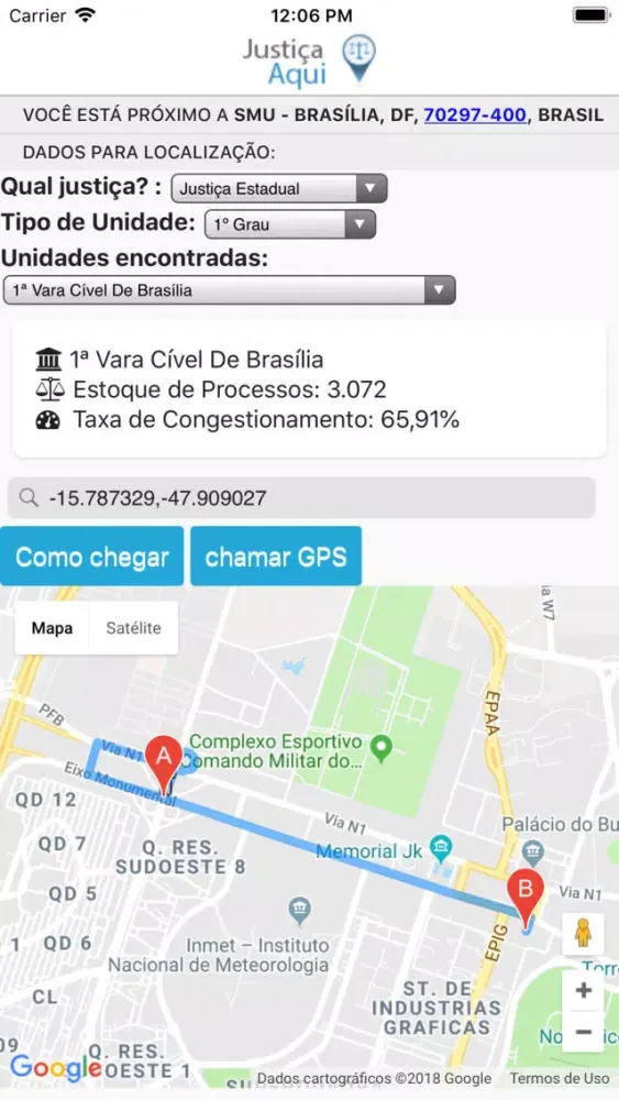 Justiça Aqui سکرین شاٹس