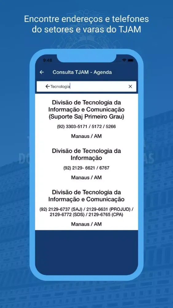 Consulta TJAM應用截圖