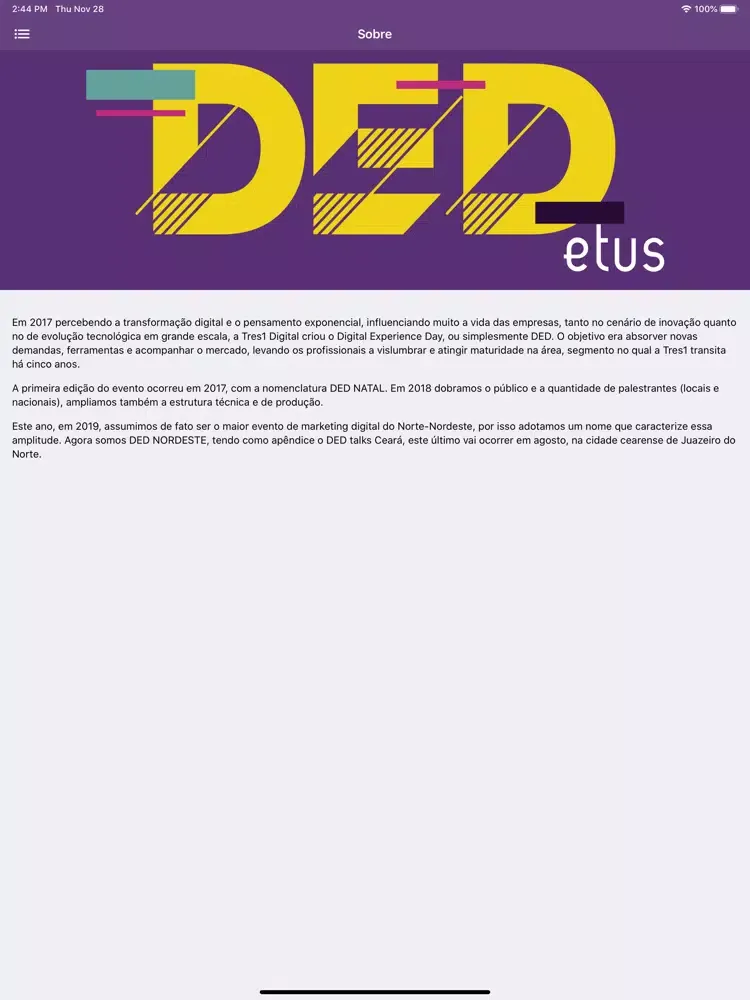 DED Nordeste iPad 应用截图