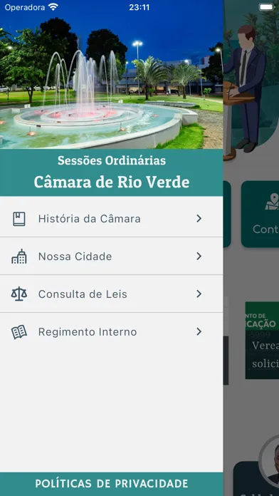 Tangkapan layar Câmara Municipal de Rio Verde