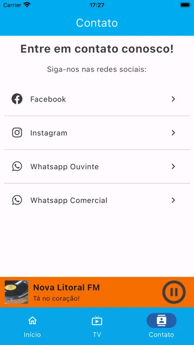 Nova Litoral 99,9 FM Screenshots