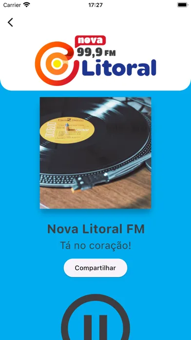 Nova Litoral 99,9 FM Screenshots