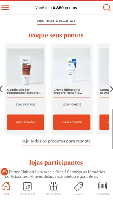 Capturas de pantalla de Dermaclub – Clube de vantagens