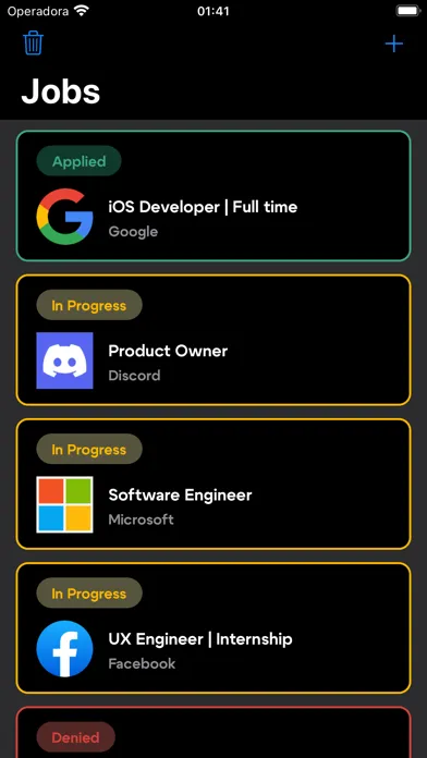 Joby | Track Your Jobs Screenshots