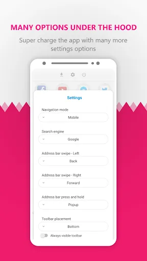 Ảnh chụp màn hình của Orions - Privacy Browser