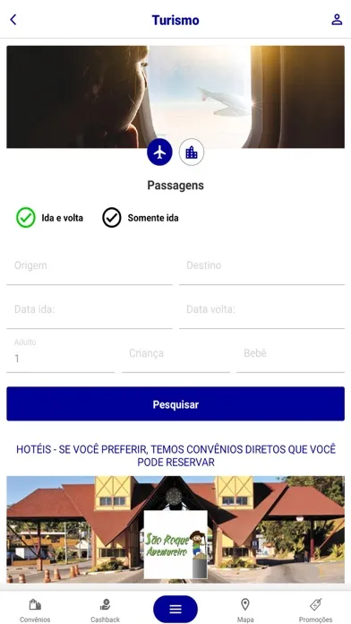 Capturas de tela do Clube AMO-DF