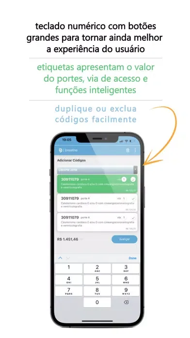 Capturas de tela do breathe Calcs Pro