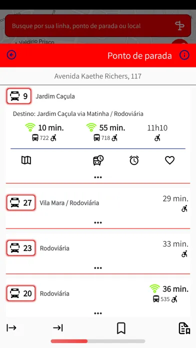 Capturas de pantalla de RigrasBus