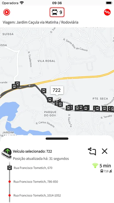 Capturas de pantalla de RigrasBus
