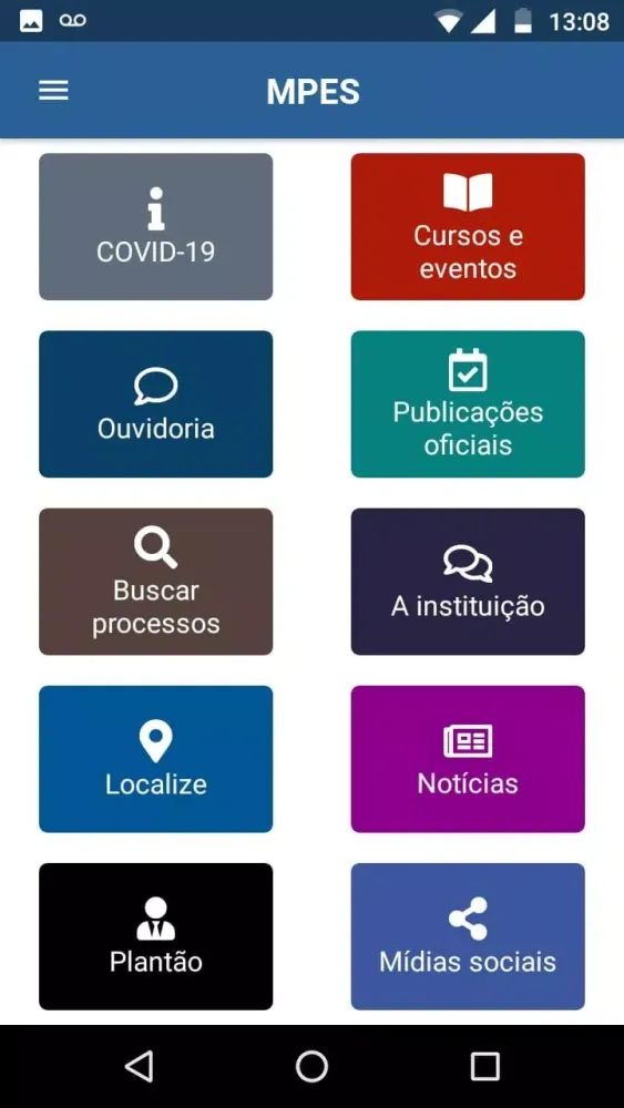 MPES Cidadão スクリーンショット