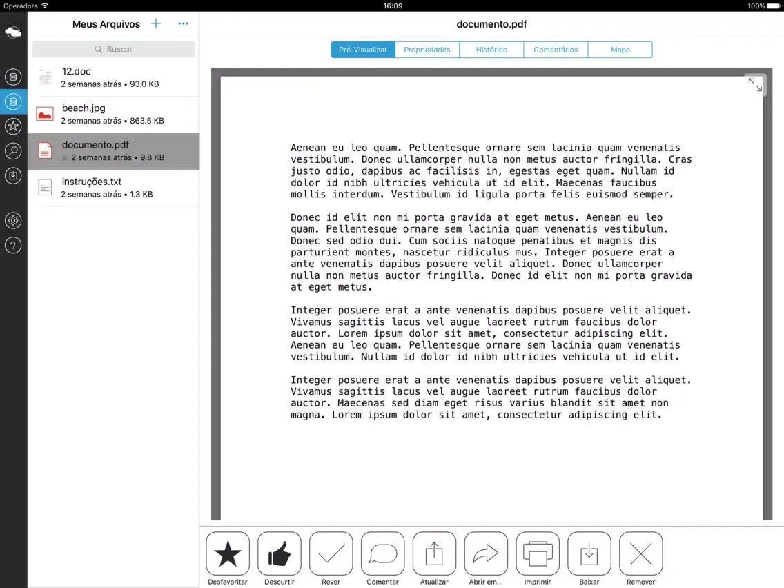MPCloud iPad  Screenshots