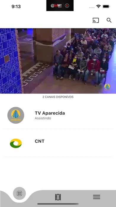 Capturas de tela do Adylnet Play