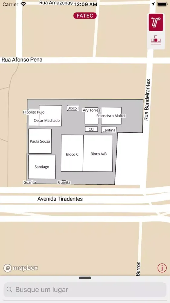Mapa FATEC سکرین شاٹس