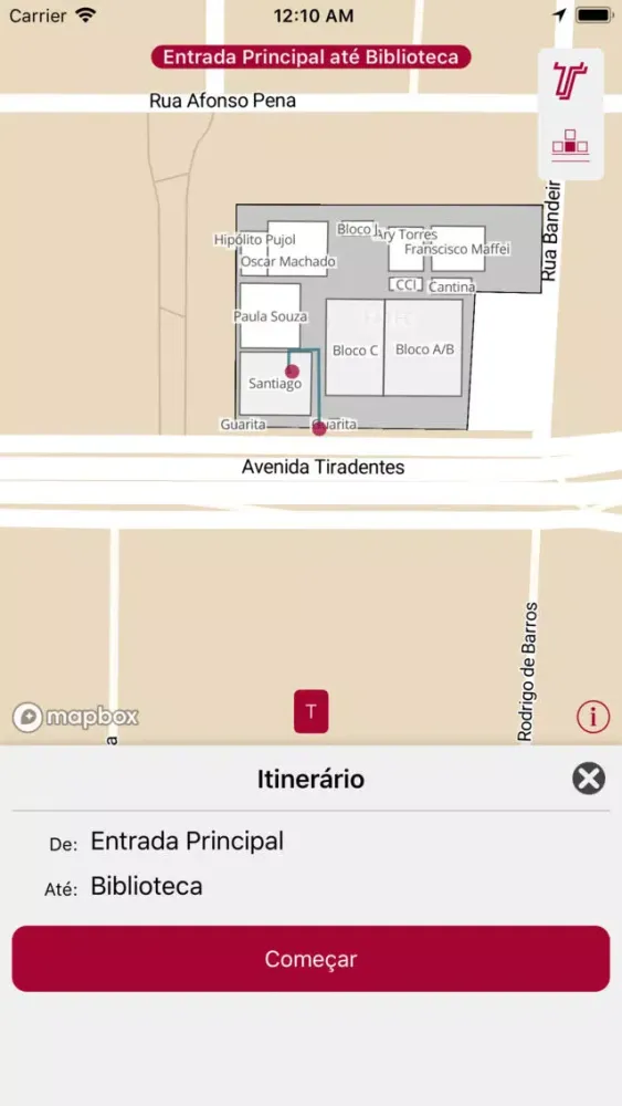 Mapa FATEC سکرین شاٹس