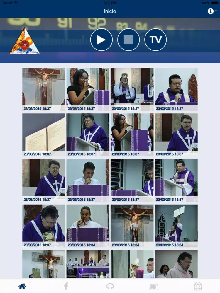 Capturas de pantalla de Comunidade Renascidos em Pentecostes iPad 
