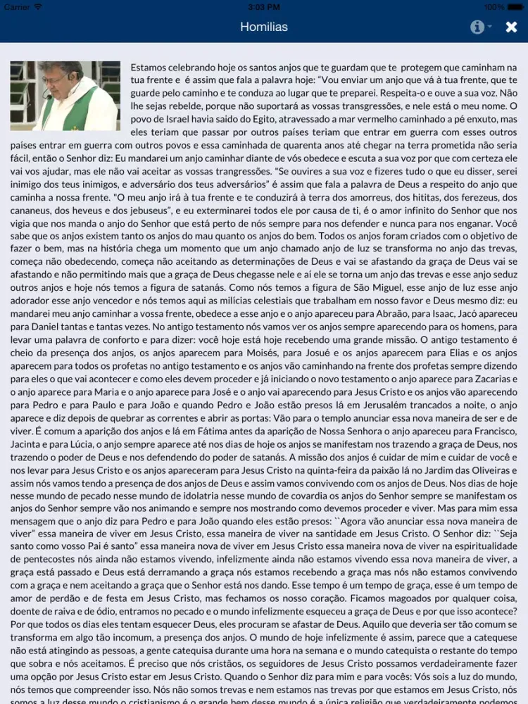 Capturas de pantalla de Comunidade Renascidos em Pentecostes iPad 