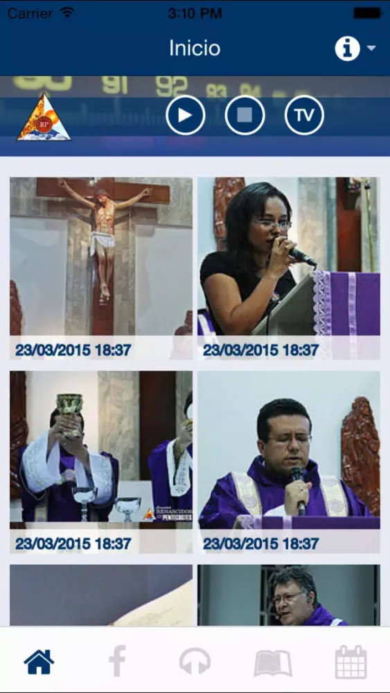 Capturas de pantalla de Comunidade Renascidos em Pentecostes