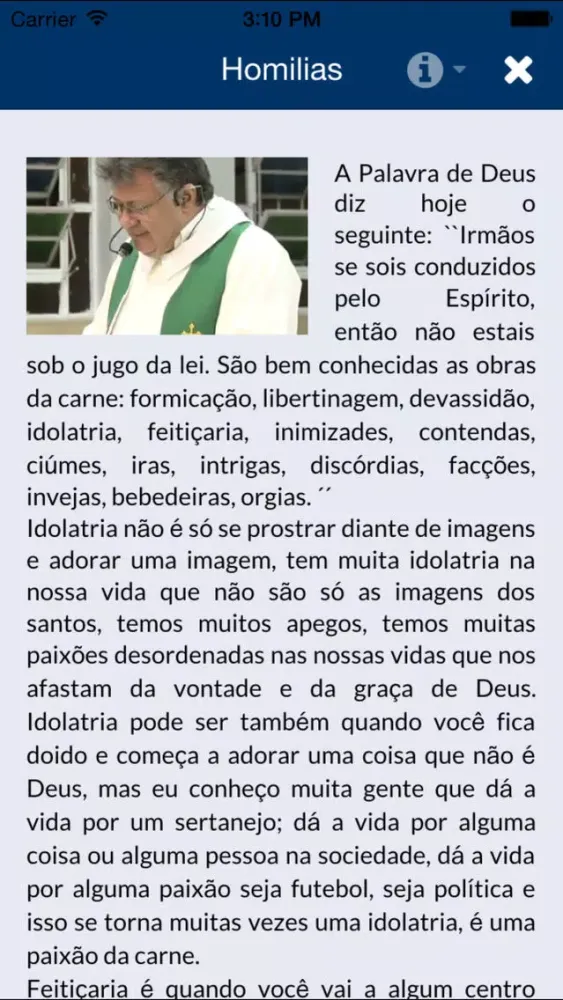 Capturas de pantalla de Comunidade Renascidos em Pentecostes