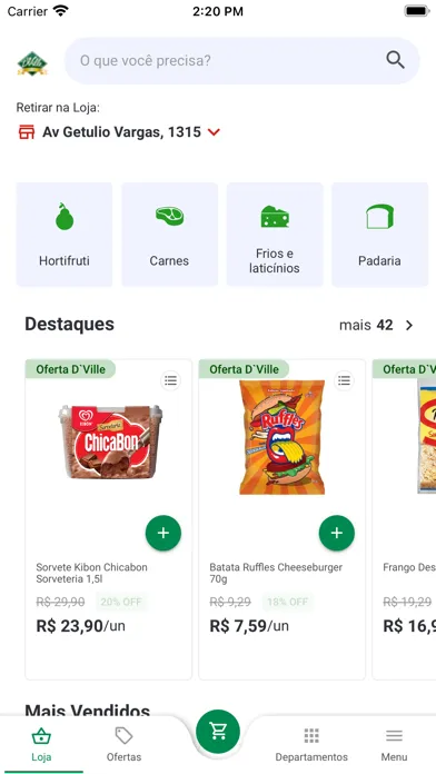 D'Ville - Supermercado Online Ekran Görüntüleri