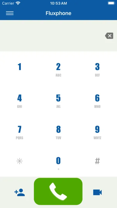 Tangkapan layar Fluxphone