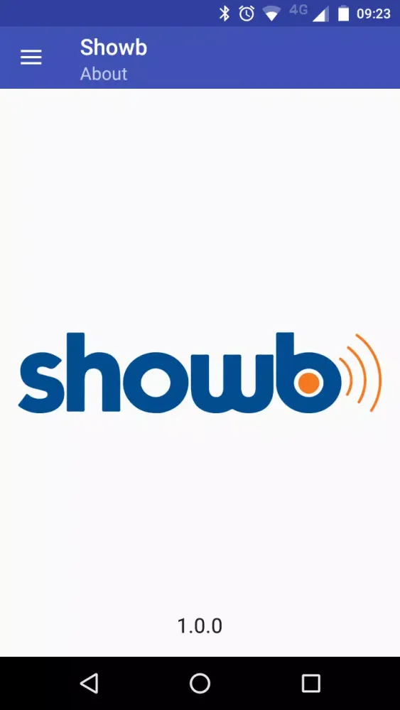 Capturas de tela do Showb