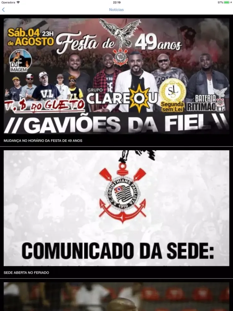 Gaviões da Fiel iPad  스크린샷