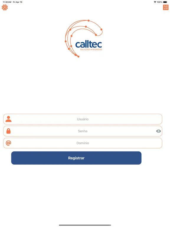 Capturas de tela do Calltec Softphone iPad 