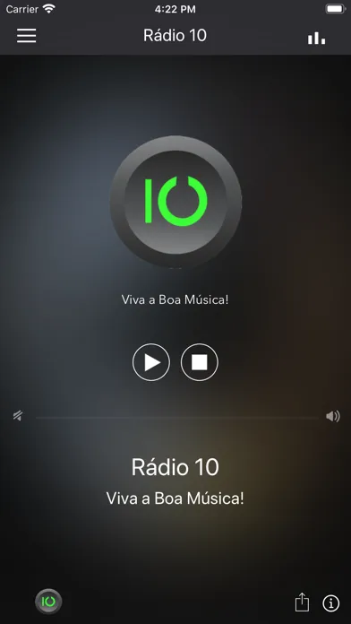ภาพหน้าจอของ Rádio 10
