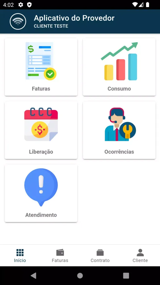 MeuAppProvedor Screenshots
