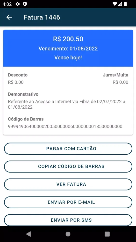 MeuAppProvedor Screenshots