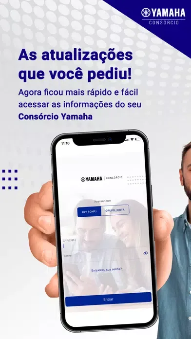 Tangkapan layar Consórcio Online - Yamaha