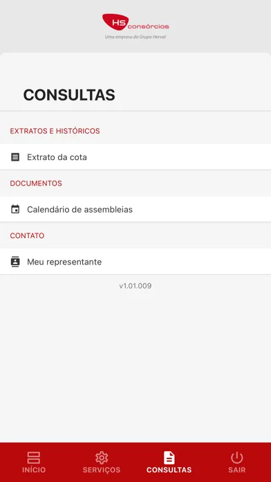 Capturas de pantalla de HS Consorcios