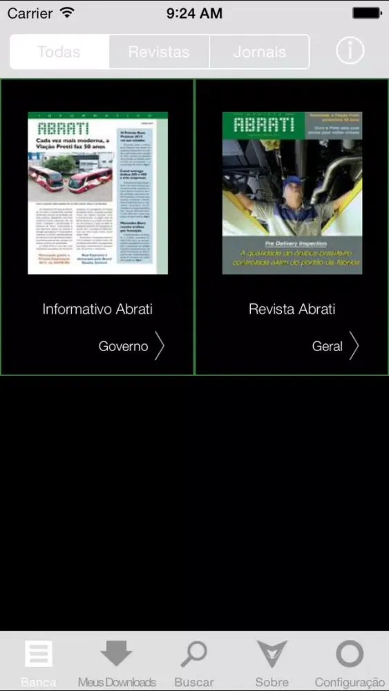 Revista e Informativo Abrati应用截图