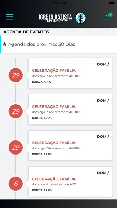 Tangkapan skrin Batista Missionária
