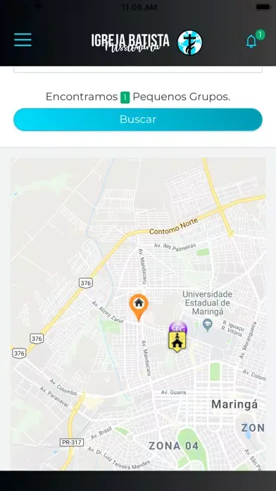 Tangkapan skrin Batista Missionária