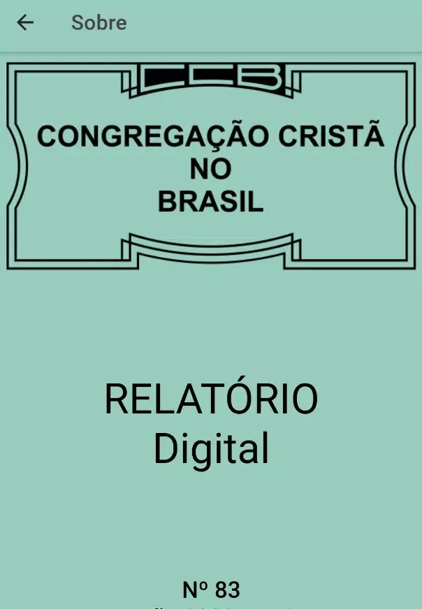 CCB - Relatório Digital स्क्रीनशॉट